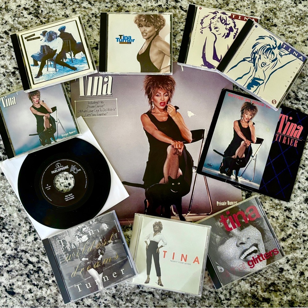 Tina Turner Vinyl and CD Collection